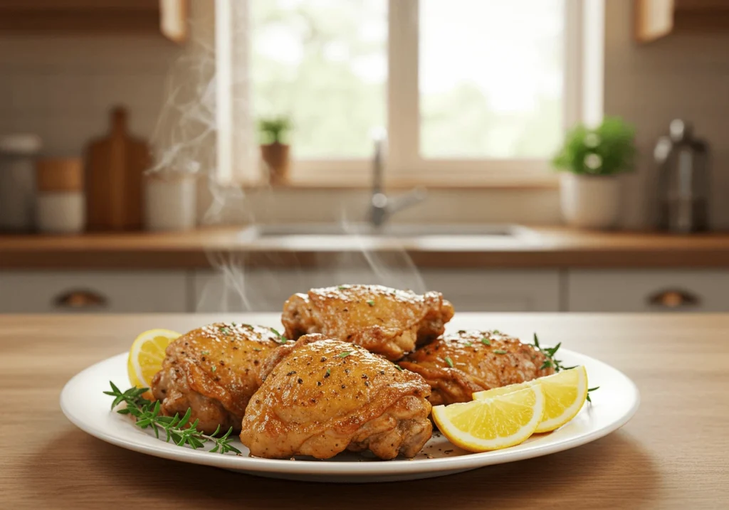 how long to air fry chicken thighs