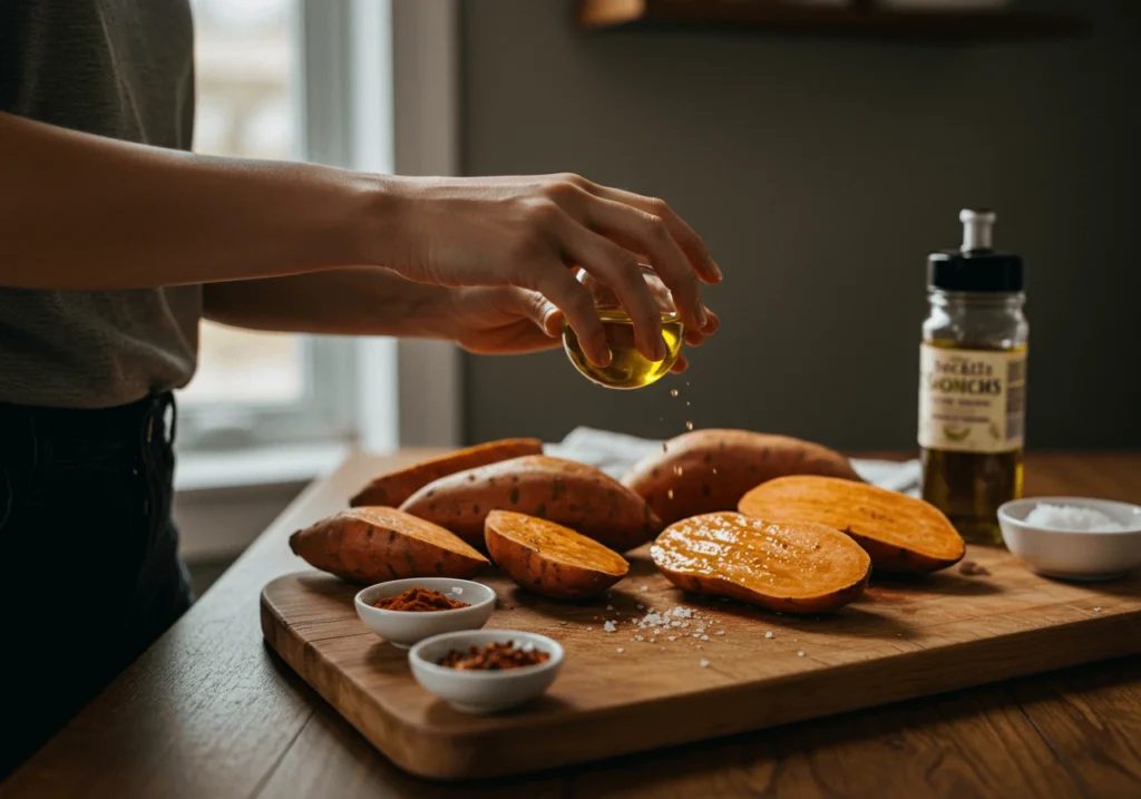 air fryer sweet potato