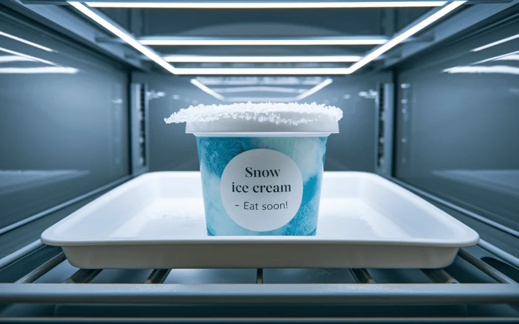 snow ice cream recipe