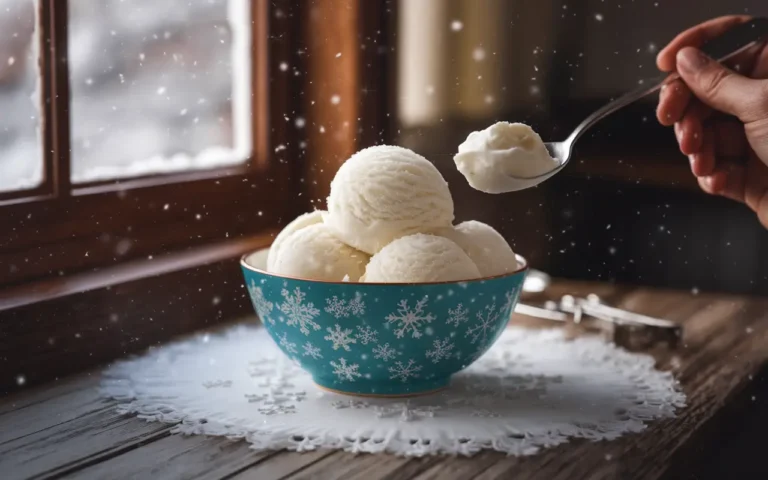snow ice cream recipe